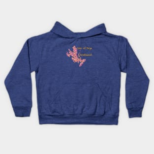 The flowery Isle of Skye, Inner Hebrides, Scotland Kids Hoodie